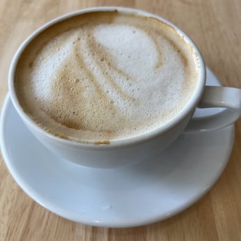 Pineapple Sol - Latte with oatmilk. - Coffee & Tea Near Me - Cary, North Carolina Pineapple Sol - Latte with oatmilk. - Coffee & Tea Near Me - Cary, North Carolina