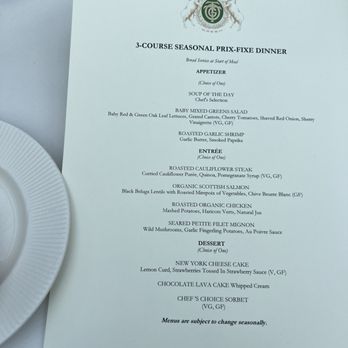 Tavern on the Green - Menu - New American Near Me - New York, New York Tavern on the Green - Menu - New American Near Me - New York, New York