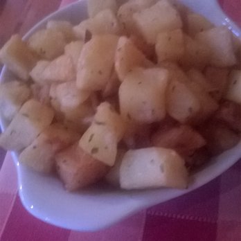 Scalini Restaurant - Garlic potatoes - Italian Near Me - Belfast, BFS