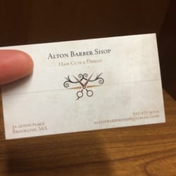 Alton Barbershop - Business Card!