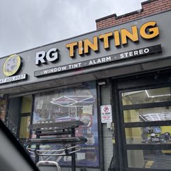 RG Tinting Car Alarm & Auto Sound - ILLEGAL and Bad tinting