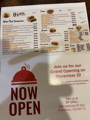Menu photo 3 SF Grill San Francisco, CA Menu photo 3 SF Grill San Francisco, CA