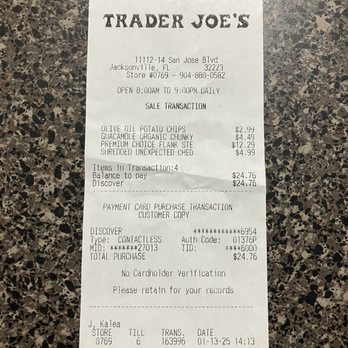 Trader Joe's - What a fairly priced and healthy grocery store! - Grocery Near Me - Jacksonville, Florida