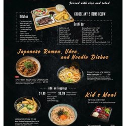 Mikomi Sushi Alhambra - Menu
