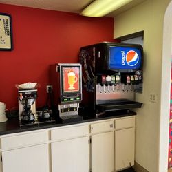 Burritos Y Mas - Drink station.