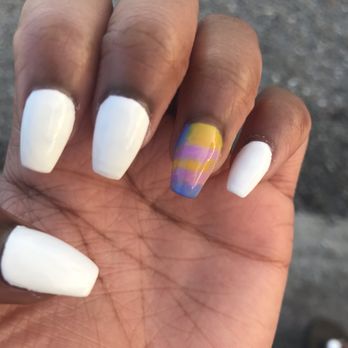 Gravity Nails & Spa - The nails he did: - Nail Salons Near Me - Wellington, Florida