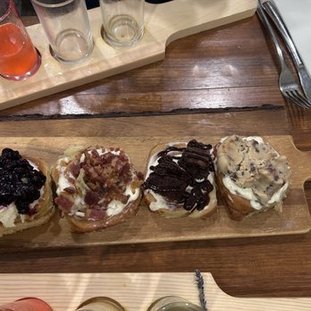 The Tasty Table - Cinnamon Roll Flight!!! - American Near Me - Ossining, New York