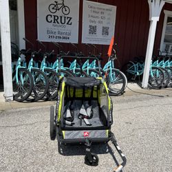 Cruz Nauvoo - 2 seater toddler town behind available to rent with bikes