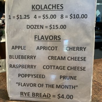 Kolac Korner Prague - Kolaches - Czech Near Me - Prague, Nebraska