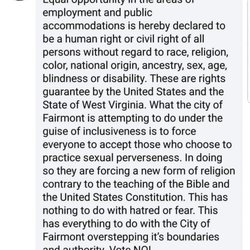 Noteworthy Sweets - Owner Michael Hoffmaster's comments about LGBT people.