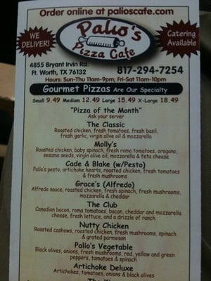 Menu photo 5 Palio's Pizza Cafe Fort Worth, TX Menu photo 5 Palio's Pizza Cafe Fort Worth, TX