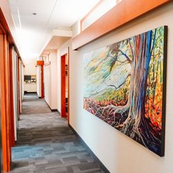 Okanagan Dentistry - Local artist Daniel Dearbourn at Okanagan Dentistry