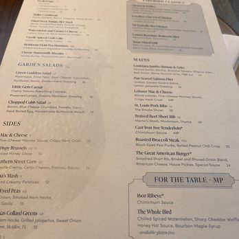 Yardbird - Menu - Southern Near Me - Dallas, Texas