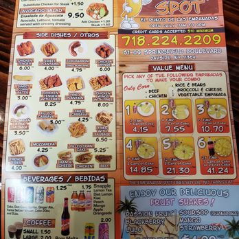 The Empanada Spot - menu - Empanadas Near Me - Oakland Gardens, New York The Empanada Spot - menu - Empanadas Near Me - Oakland Gardens, New York