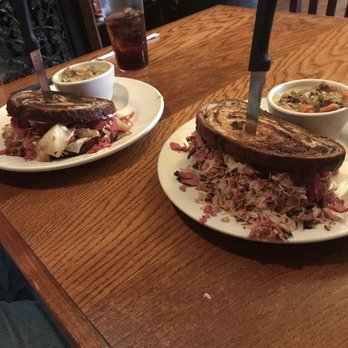 MacFarlane's Celtic Pub - Corned beef/cabbage sandwich (left) Rueben on the right. - Pubs Near Me - Lake Charles, Louisiana