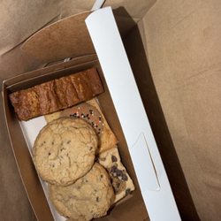 Baked on 8th - Pumpkin bread,pumpkin pop tart, Oreo cookie dough brownie, chocolate chip cookies