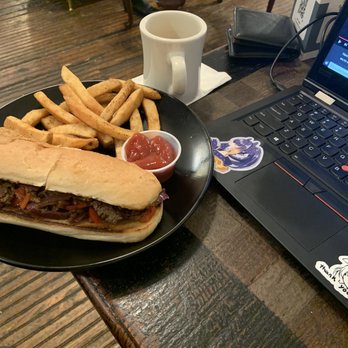 The White Hart Cafe - The cheesesteak was ok but dang these fries! - Coffee & Tea Near Me - Lynchburg, Virginia The White Hart Cafe - The cheesesteak was ok but dang these fries! - Coffee & Tea Near Me - Lynchburg, Virginia