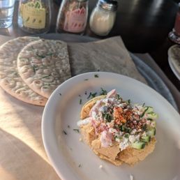 Hummus and pita