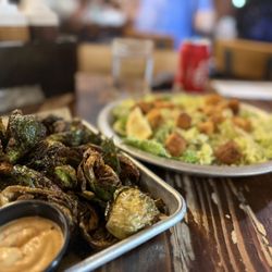 The Fish and The Hog - Brussel sprouts and Caesar Salad
