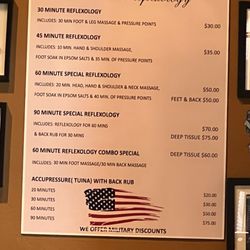 Green Touch Reflexology - Prices 05/25