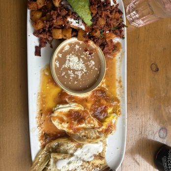 Cocina 35 - Al pastor chilaquiles - Mexican Near Me - San Diego, California Cocina 35 - Al pastor chilaquiles - Mexican Near Me - San Diego, California