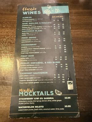 Menu photo 8 Fireside - Great Wolf Lodge Mashantucket, CT