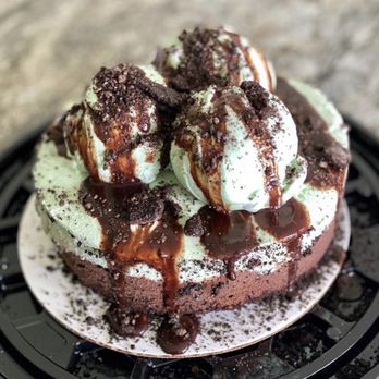Doozies - Sinful chocolate and mint chip ice cream cake - Burgers Near Me - Council Bluffs, Iowa
