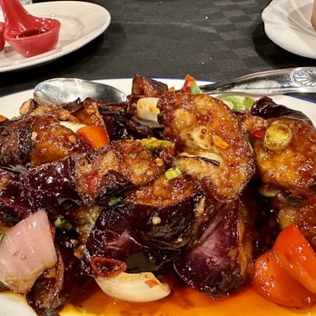 Cafe Wang - Eggplant with Garlic Sauce - Dim Sum Near Me - La Verne, California