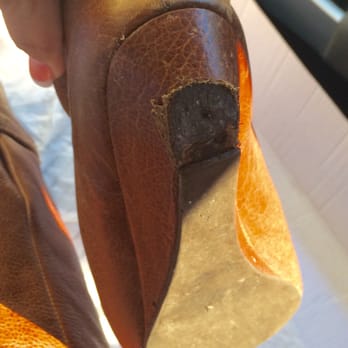Shoe Wiz - Before (left foot) - Shoe Repair Near Me - Cerritos, California Shoe Wiz - Before (left foot) - Shoe Repair Near Me - Cerritos, California