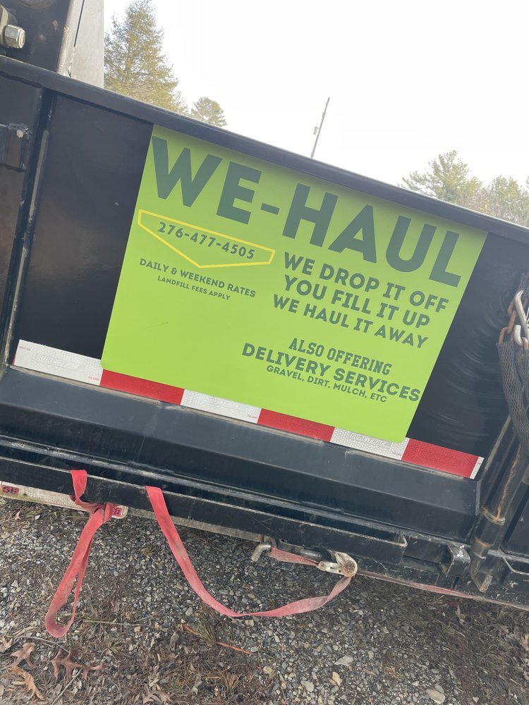 WEHAUL 4091 Pikes Pl, Pulaski, Virginia Junk Removal & Hauling