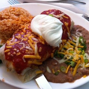 Cafe 50's - Very intense looking breakfast burrito - Diners Near Me - Los Angeles, California