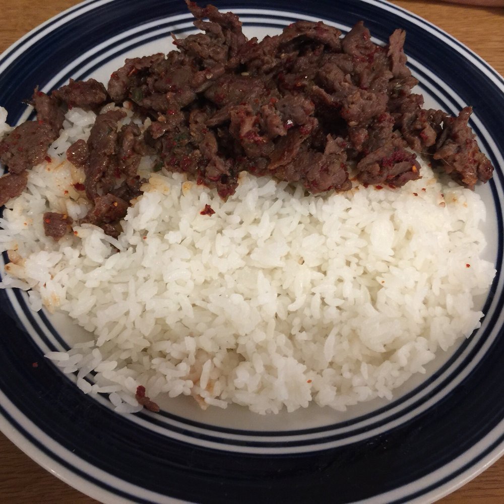 Korean Kitchen - Bulgogi with white rice - Korean Near Me - Killeen, Texas
