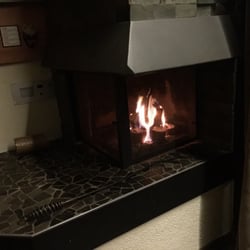 Center Parks Het Heijderbos - Kamin im Bungalow