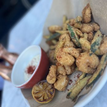 Culinary Dropout - Popcorn shrimp and zucchini - New American Near Me - Scottsdale, Arizona Culinary Dropout - Popcorn shrimp and zucchini - New American Near Me - Scottsdale, Arizona