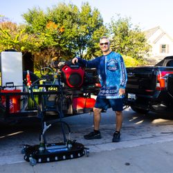 Fantastic Clean Power Washing LLC - Owner and his trailer
