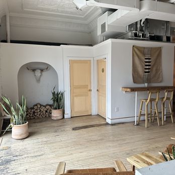 Harless + Hugh - a kitchen and dining area - Coffee & Tea Near Me - Bay City, Michigan