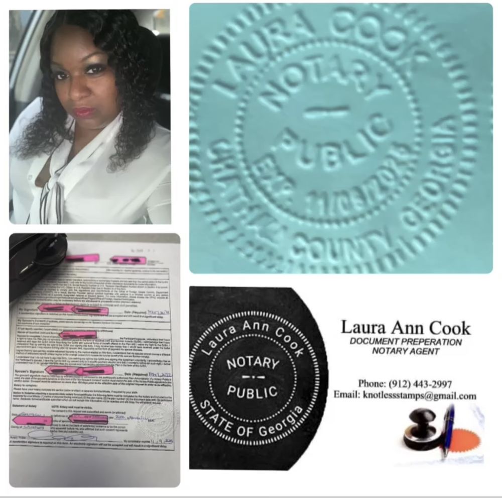 KNOTLESS STAMPS Savannah, Notaries Phone Number Yelp