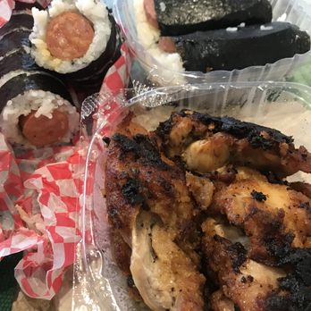 Waikane Store - Portuguese sausage maki and Spam musubi! - Japanese Near Me - Kaneohe, Hawaii