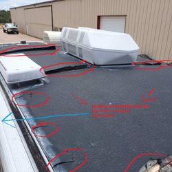 On The Road Again RV - Completely Dry Rotted Roof.