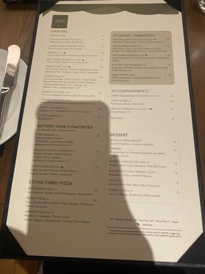 Menu photo 8 Atrio Wine Bar & Restaurant New York, NY