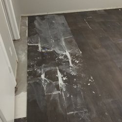 Tawnya's Remodeling & Home Repair - Just more of his work. So nice of him to leave thinset on top of the tiles.