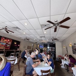People dining in