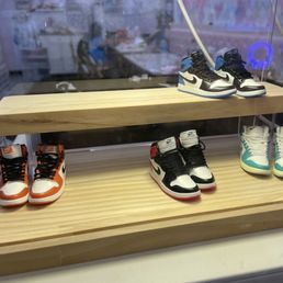 Itty bitty little Jordan's on display Itty bitty little Jordan's on display