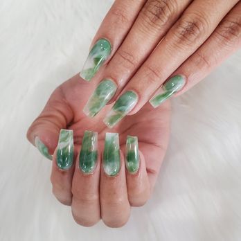 Veneto Nails 281 - Custom Jade Marble - Nail Salons Near Me - San Antonio, Texas Veneto Nails 281 - Custom Jade Marble - Nail Salons Near Me - San Antonio, Texas