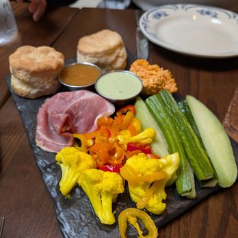Succotash Prime - Country Ham and Pimento Cheese Crudite - Southern Near Me - Washington, DC, District of Columbia Succotash Prime - Country Ham and Pimento Cheese Crudite - Southern Near Me - Washington, DC, District of Columbia