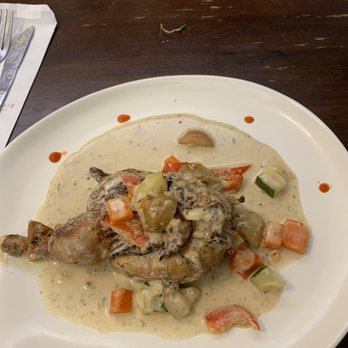 Tiny Pyramid - Cornish Hen with 5 spice cream sauce - Cafes Near Me - Honolulu, Hawaii