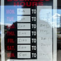 Donut Palace - Hours as of 9/1/23