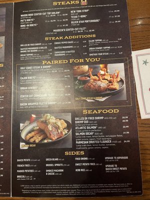 Menu photo 4 Saltgrass Steak House Dallas, TX Menu photo 4 Saltgrass Steak House Dallas, TX