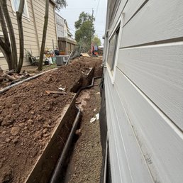 Nice straight trenches