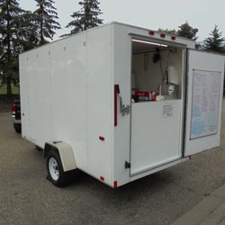 Cookies and Cream - Outside of the food trailer.